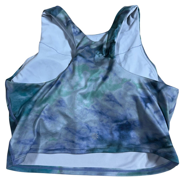 Athleta Conscious Crop Printed Bra D-DD Women's Size Medium New Without Tags - Picture 3 of 7